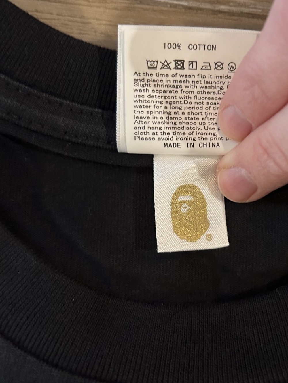 Bape A Bathing Ape Check T-Shirt Size S-XL - Picture 5 of 6